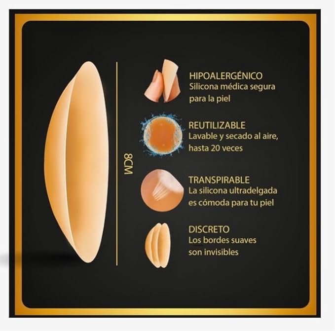 Cubre pezones de silicona